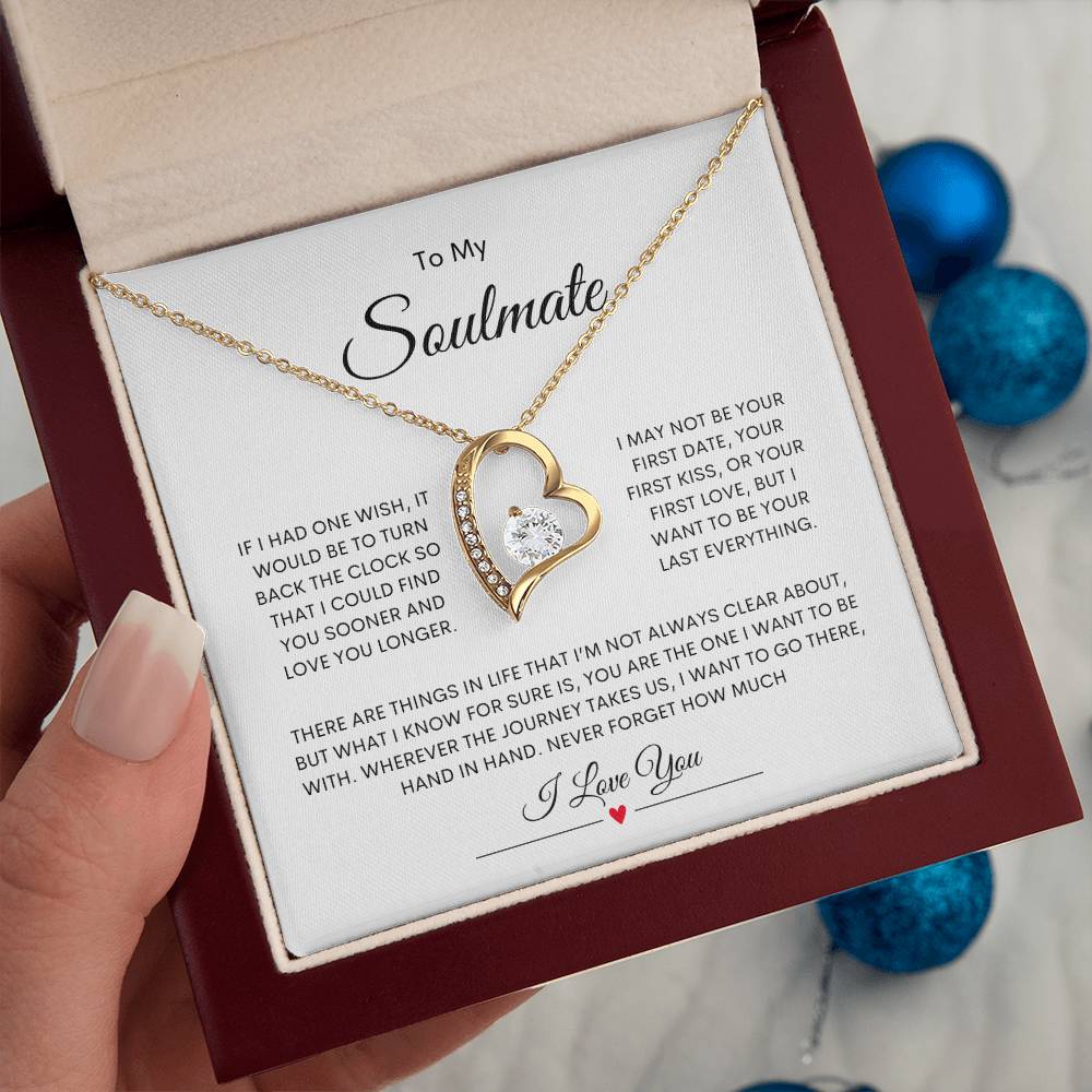 To My Soulmate Forever Love Necklace