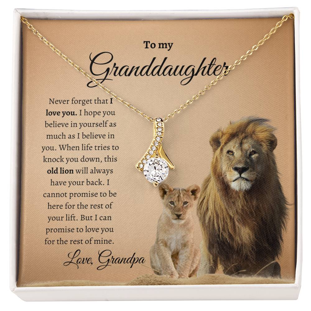 Grandpa To Granddaughter LION (Alluring Beauty)