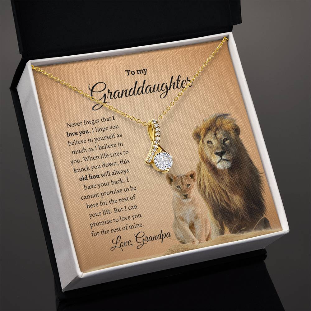 Grandpa To Granddaughter LION (Alluring Beauty)