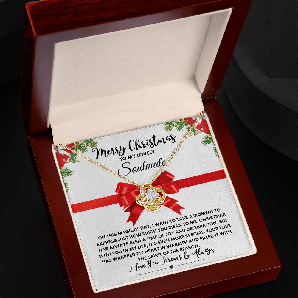 Merry Christmas to My Soulmate! Love Knot