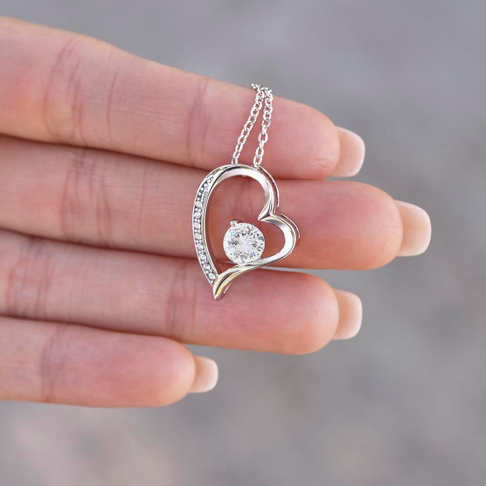 To My Goddaughter Necklace GREEN (Heart Pendant)