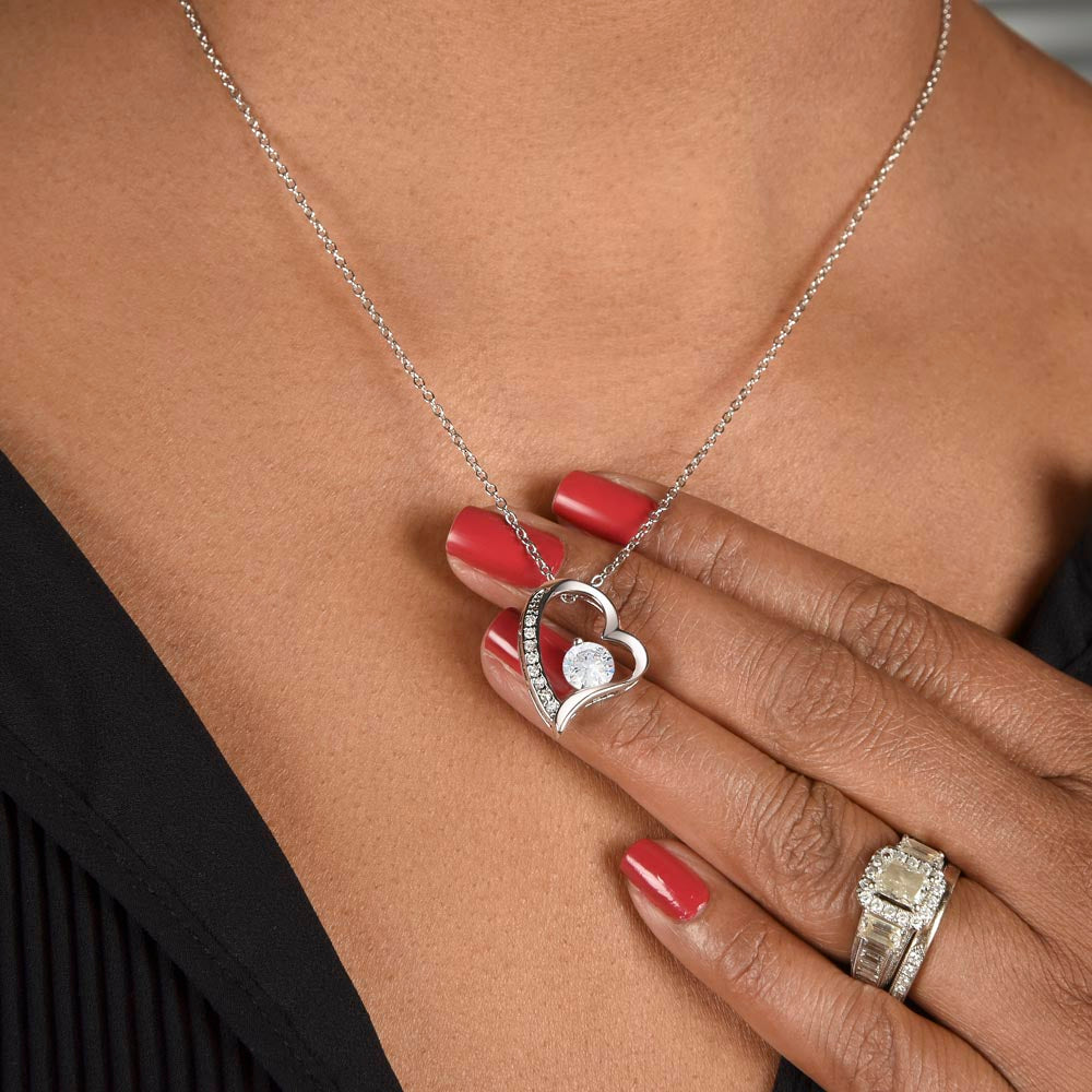 To My Goddaughter Necklace GREEN (Heart Pendant)