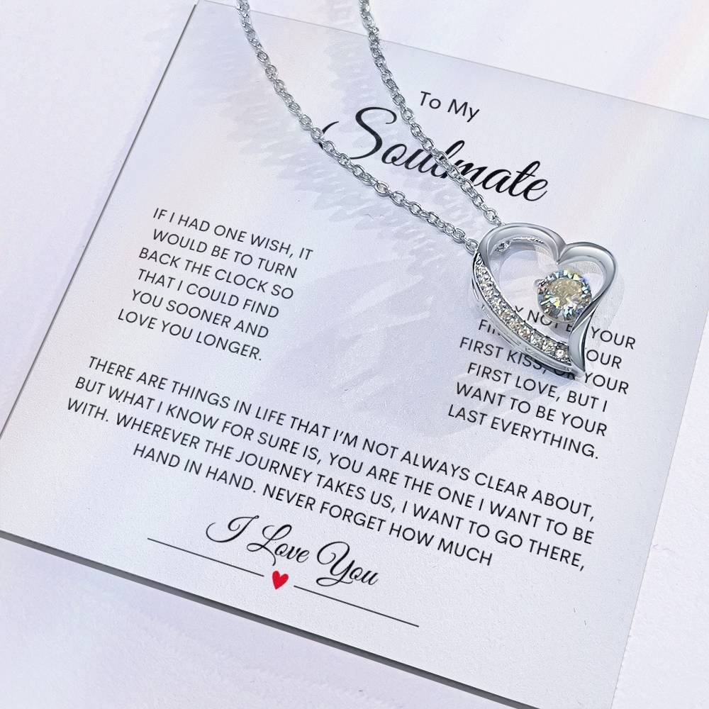 To My Soulmate Forever Love Necklace