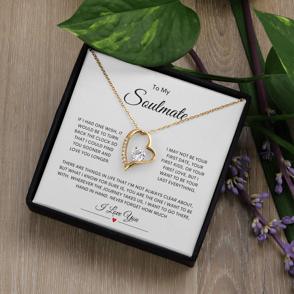 To My Soulmate Forever Love Necklace
