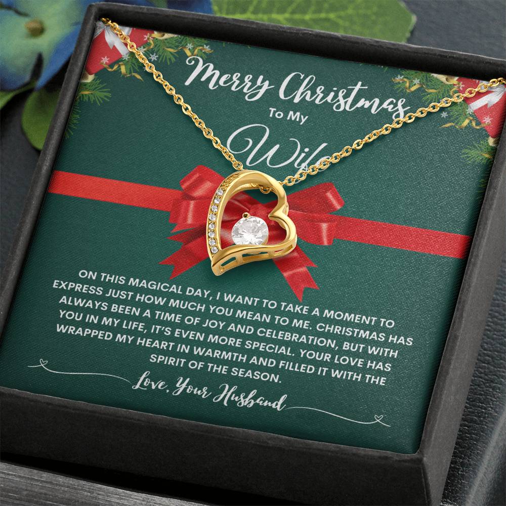 Husband to Wife Necklace (Heart Pendant)