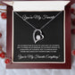 You're My Favorite! Black Card Heart Pendant