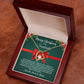 To My Soulmate Necklace GREEN (Heart Pendant)