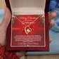 To My Goddaughter Necklace RED (Heart Pendant)