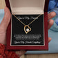You're My Favorite! Black Card Heart Pendant