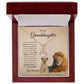 Grandpa To Granddaughter LION Necklace (Alluring Beauty)