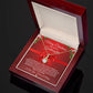 To My Goddaughter Necklace RED (Alluring Beauty)