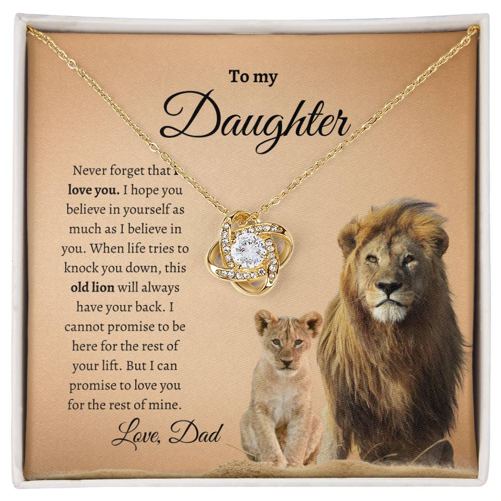 To My Daughter Necklace