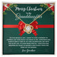 Grandma To Granddaughter Necklace GREEN (Love Knot)