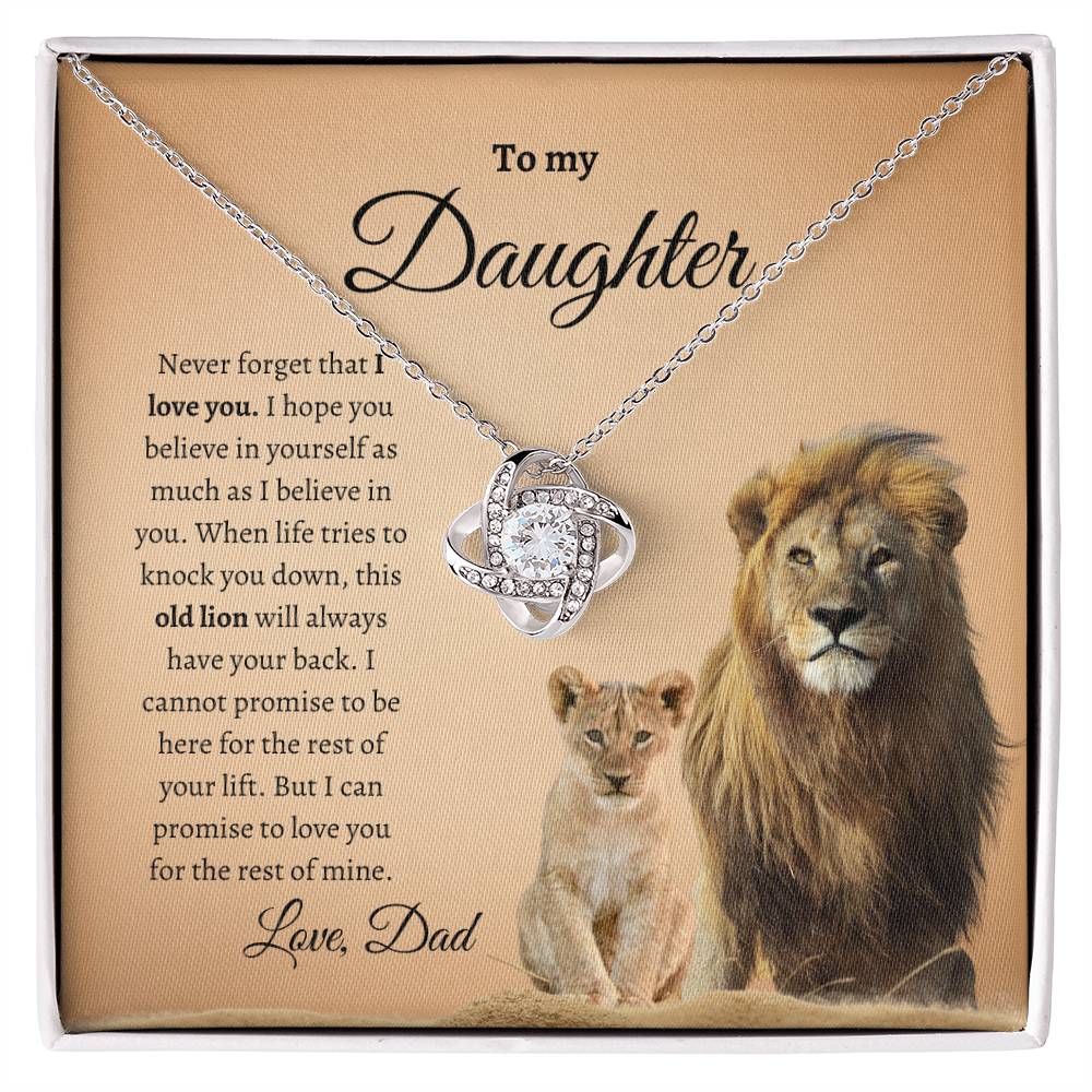 To My Daughter Necklace