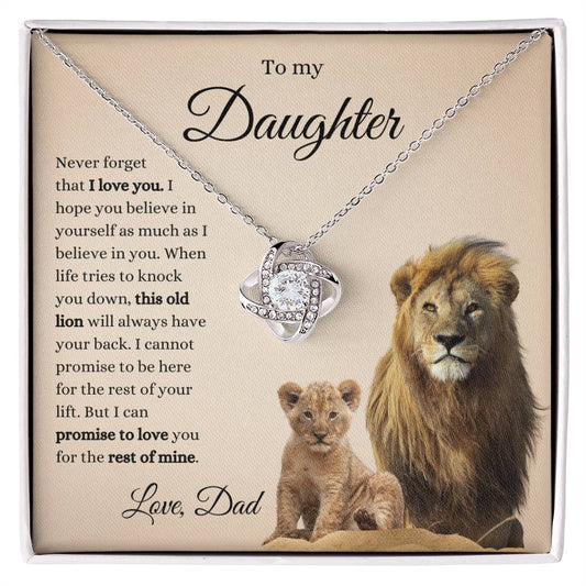 To My Daughter Necklace 3