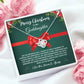 To My Goddaughter Necklace GREEN (Love Knot)