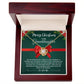 Grandpa To Granddaughter Necklace GREEN (Love Knot)