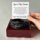 You're My Favorite! Cross Bracelet | White Card
