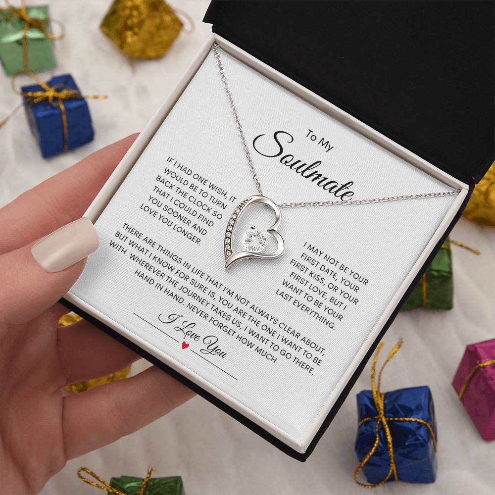 To My Soulmate  Forever Love Necklace