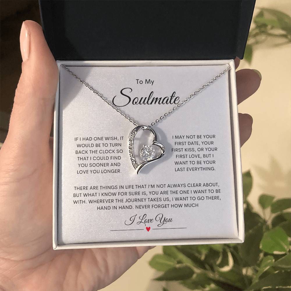 To My Soulmate  Forever Love Necklace