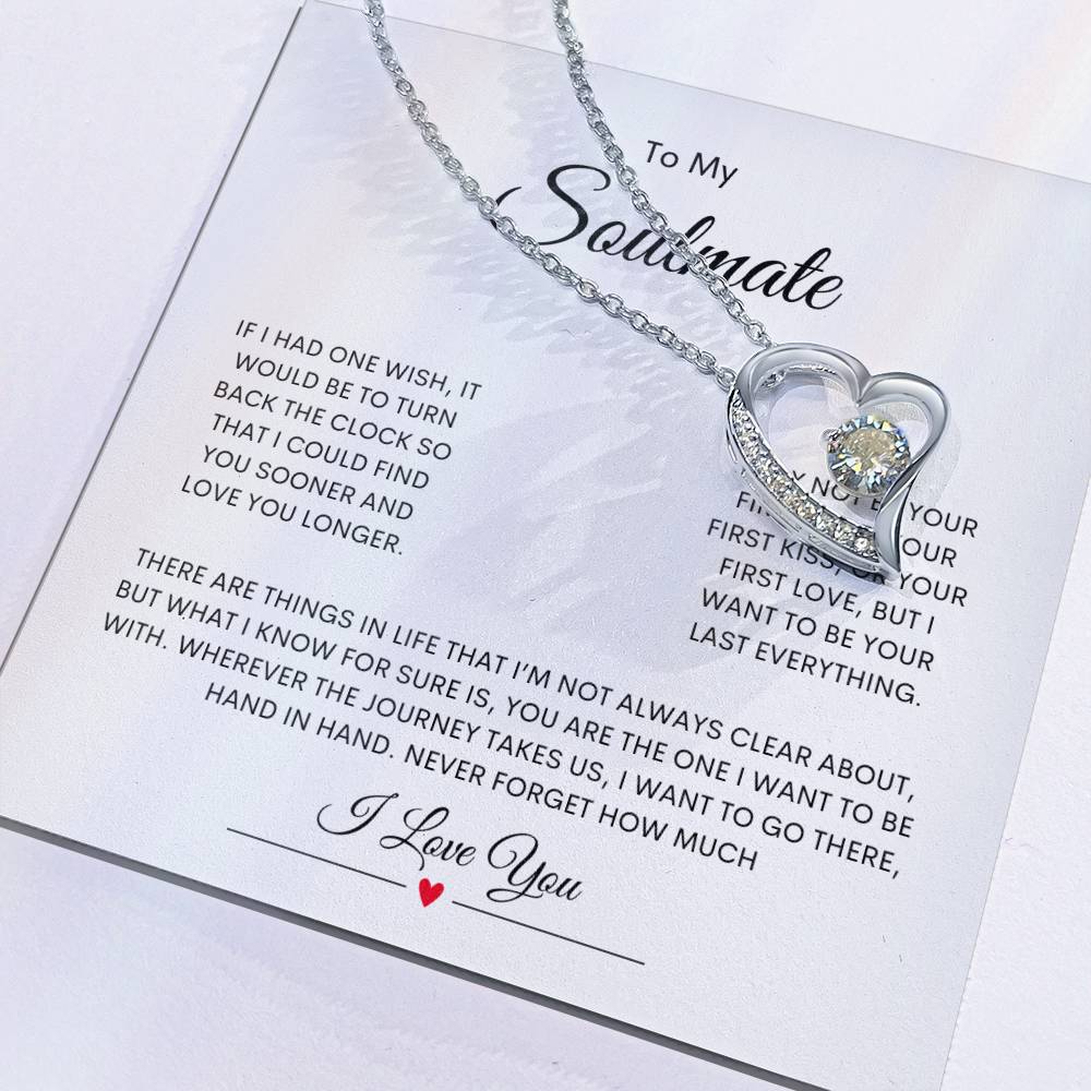 To My Soulmate  Forever Love Necklace